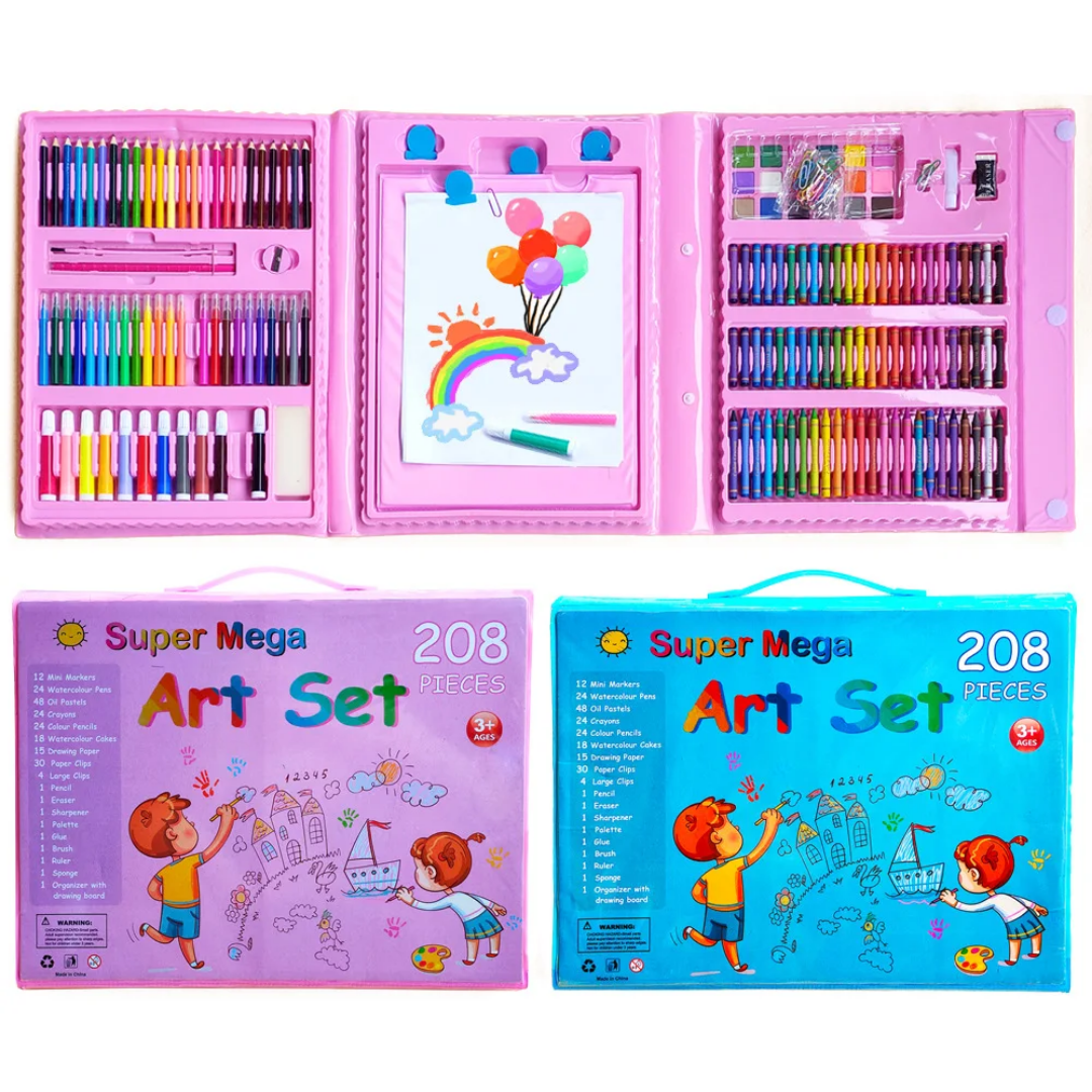 Super Mega Coffret d'Art 208 Pièces