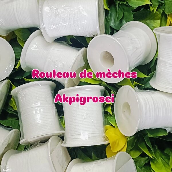 Rouleau de mèches bougies