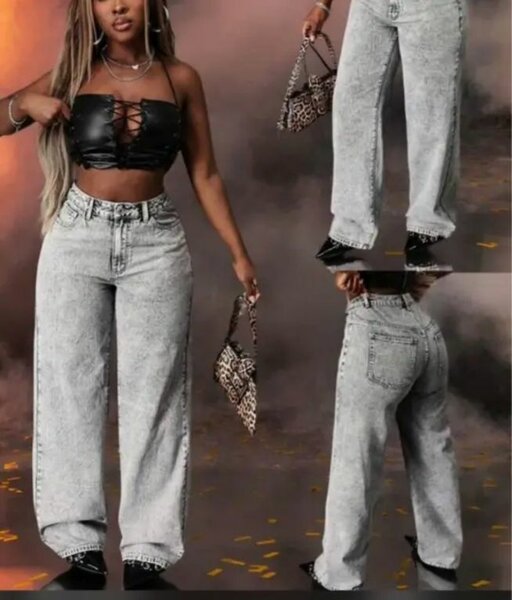 Jean large style vintage