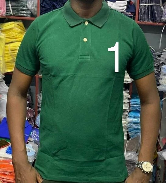 Lot de polos classiques en coton