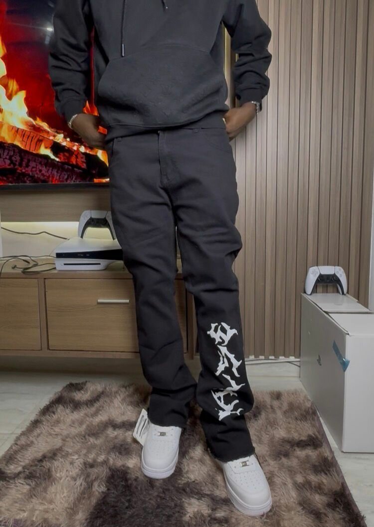 Pantalon streetwear graphique