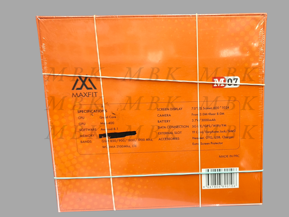 Tablette Maxfit M07 5G 8GB+256GB