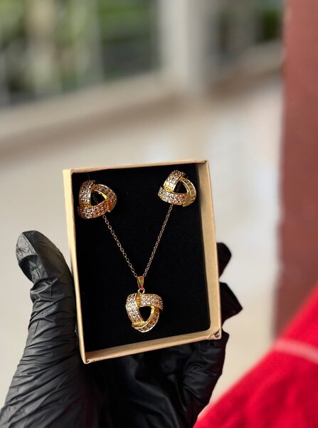 Parure Bijoux Élégante Cristaux