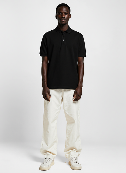 Polo classique noir ou blanc