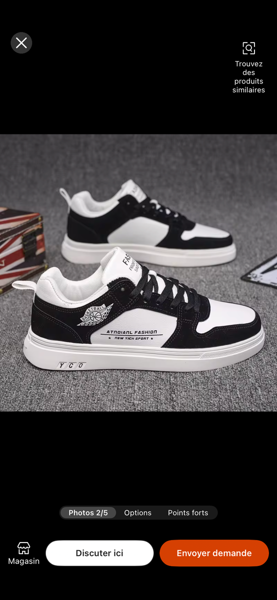 Sneakers de sport tendance