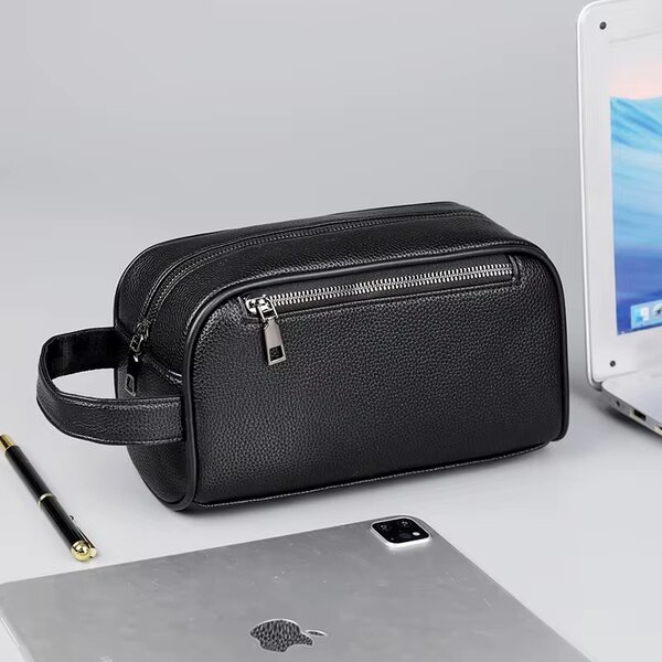 Trousse de toilette cuir chic