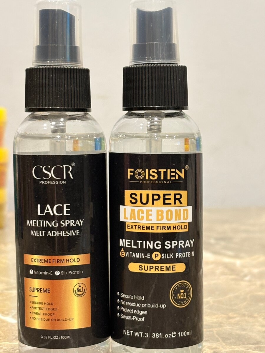 Spray adhésif pour dentelle