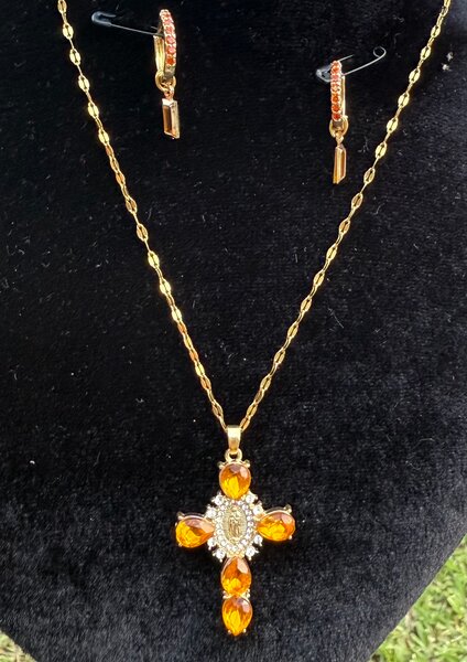 Set de bijoux croix élégants
