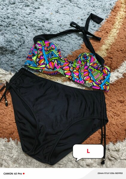 Bikini femme coloré