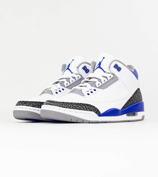 Baskets Air Jordan 3 Blanc/Bleu