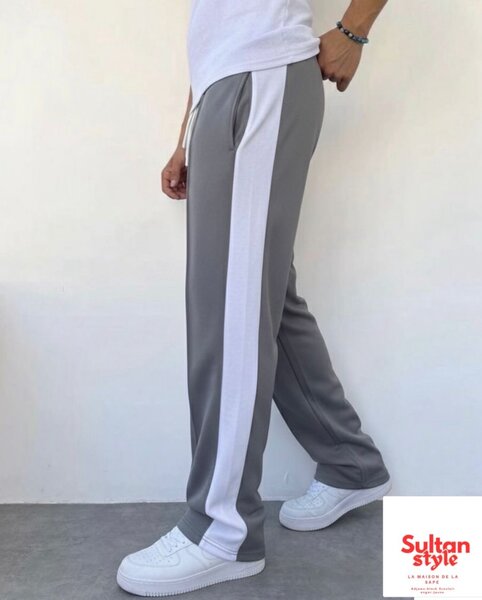 Pantalon de jogging gris homme