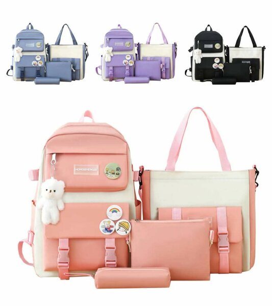 Ensemble 5 EN 1 sacs tendance