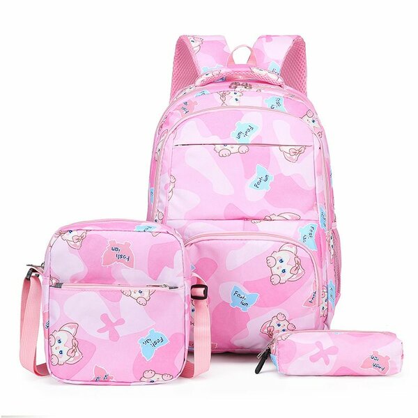 Ensemble Sac à Dos Filles Rose