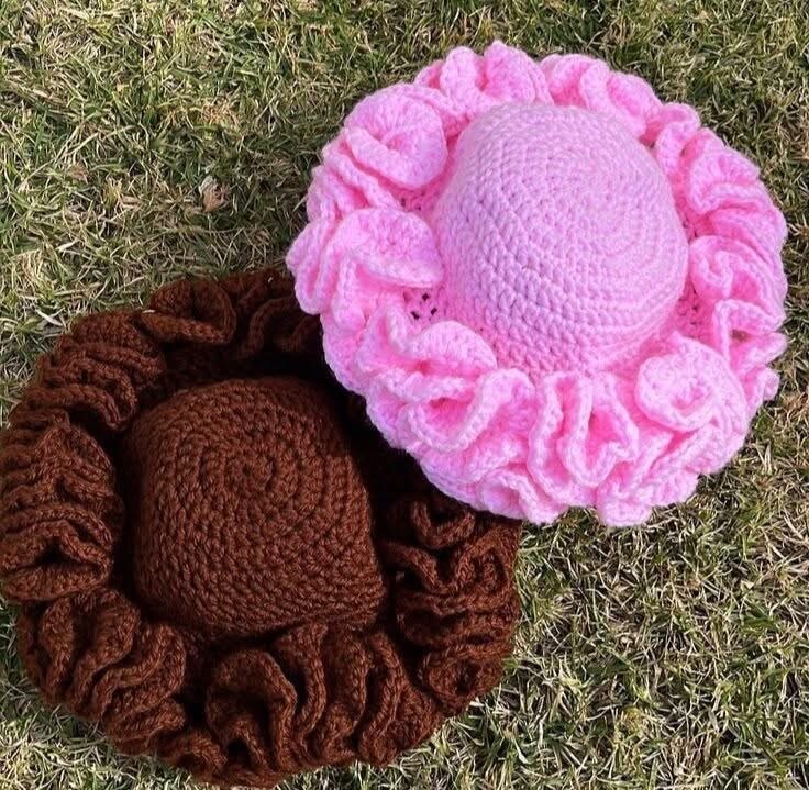 Chapeaux en crochet élégants