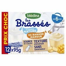 Brassé bledina lot de 12