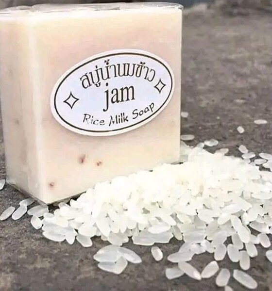 Savon de visage à base de riz