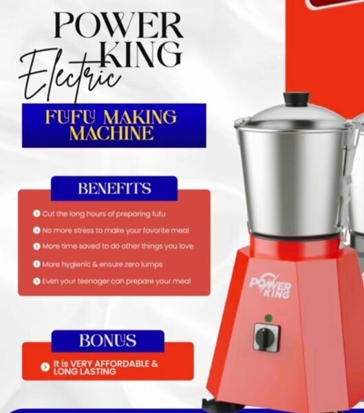 Power king Fufu machine
