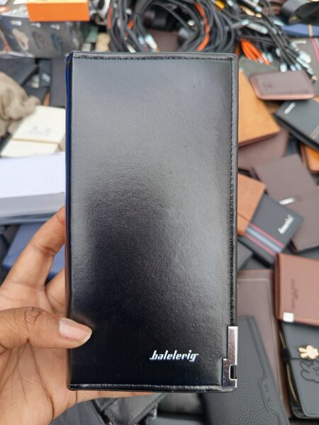 Portefeuille en cuir élégant