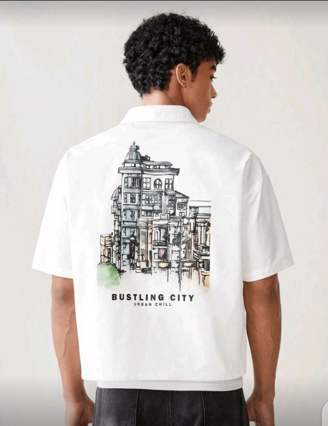 Chemise urbaine dessinée