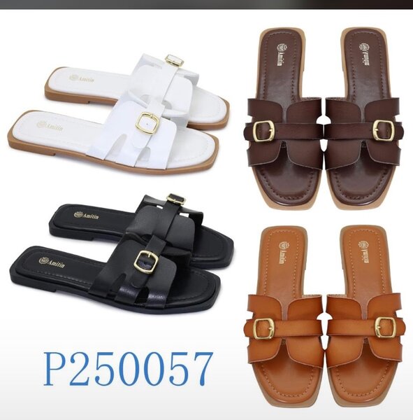 Sandales élégantes à boucles