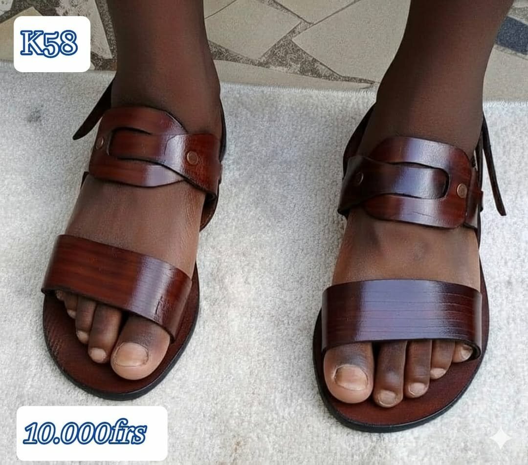 Sandales en cuir pour hommes