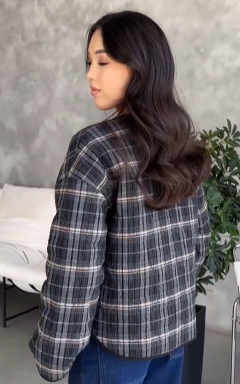 Стильный клетчатый бомбер от ZARA