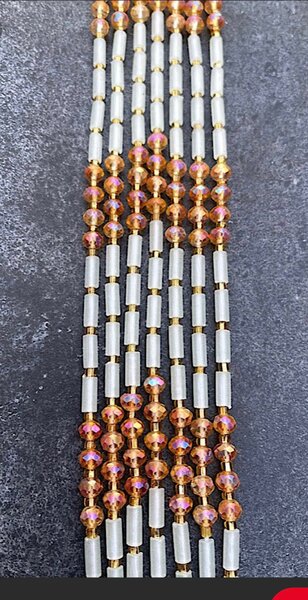 Luxury waist/tummy beads