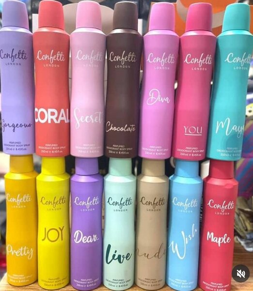 Confetti body Spray