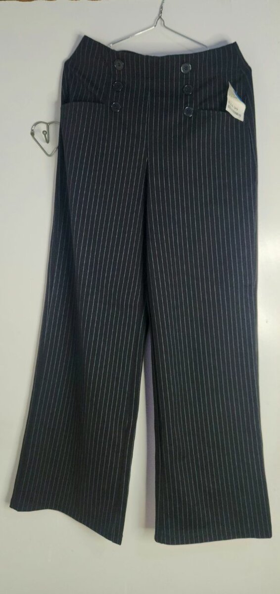 Women's Banded Waist Wide Leg Pants With Pockets(Very Thick)