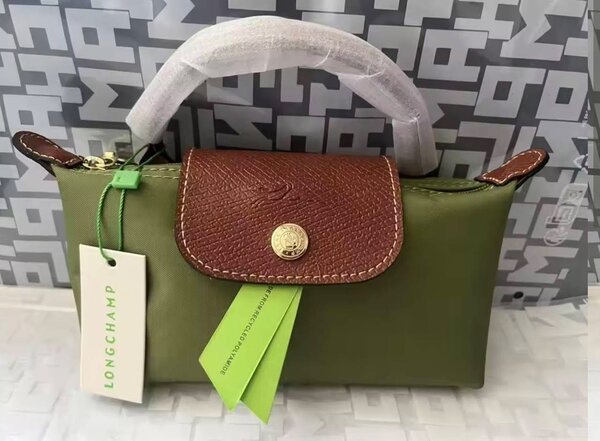 Sac à main Longchamp en cuir marron