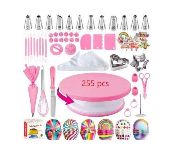 Kit de Décoration de Gâteaux 255 Pièces