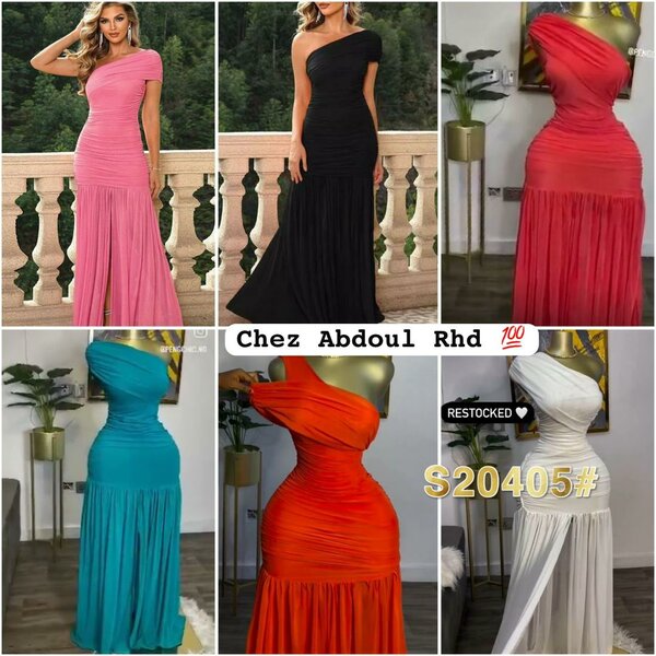 Robe Élégante Asymétrique Soirée