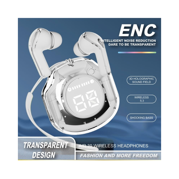 Air 39 Capsule Transparent Design TWS