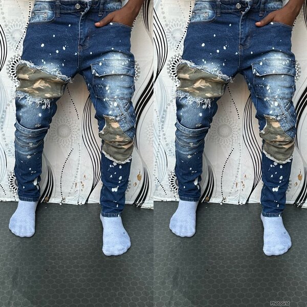 Jeans déchirés tendance