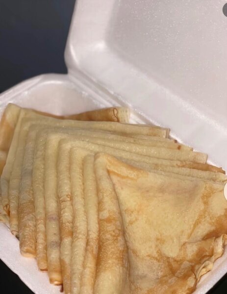 Crêpes fraîches en boîte