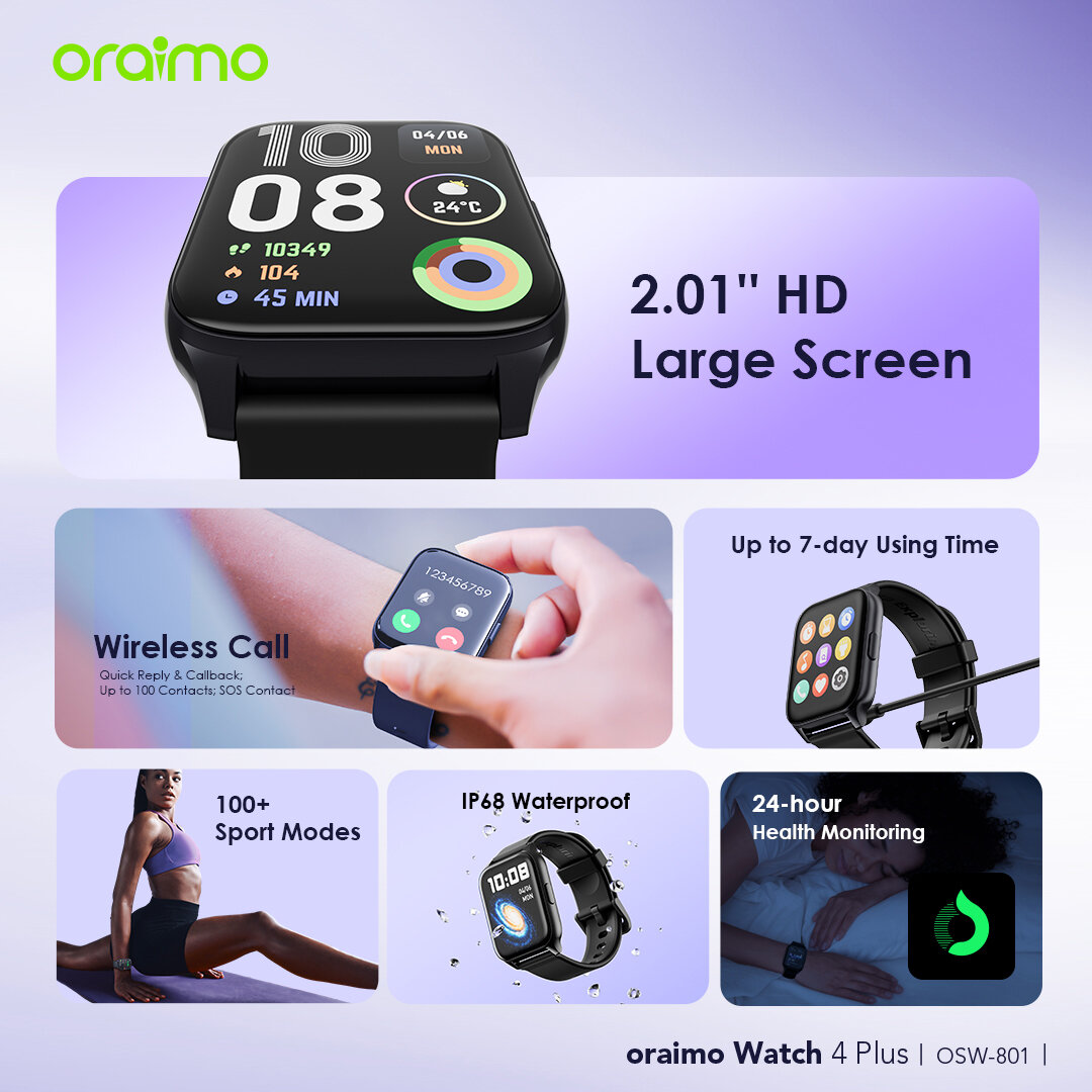 ORAIMO SMART WATCH 4 PLUS