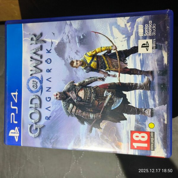 God of War Ragnarök cd PS4