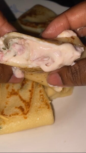 Crêpes salée jambon fromage