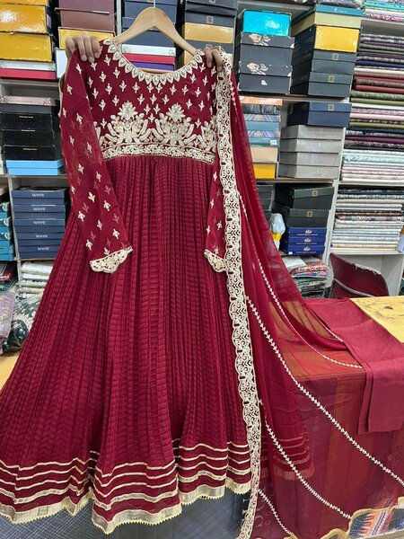 Chiffon maxi stitch 3 pc