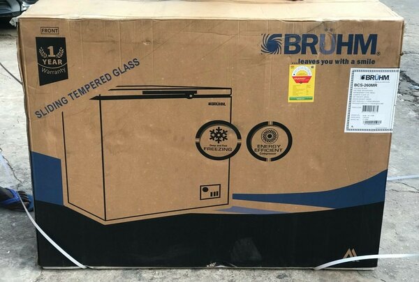 BRUHM Chest Freezer 250 Liters