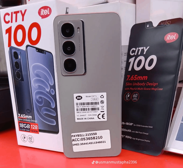 itel City 100 Smartphone 128GB