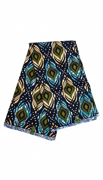 Tissu Wax Africain Coloré