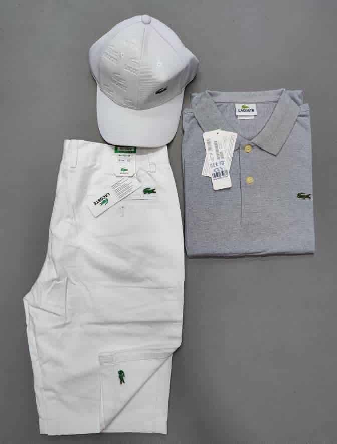Ensemble Lacoste casquette et polo