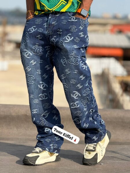 Jean décontracté imprimé