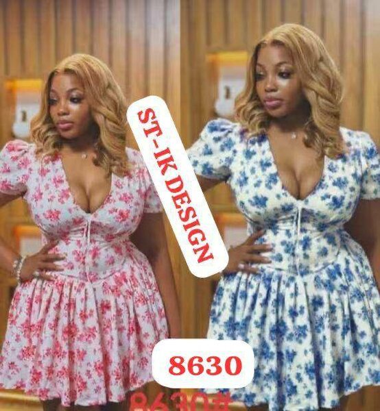 Robe Évasée à Fleurs Femme