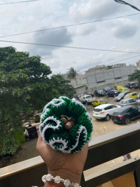 Chouchous en crochet colorés