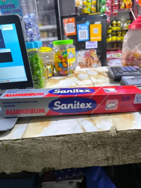 Papier Aluminium Sanitex 10mtr