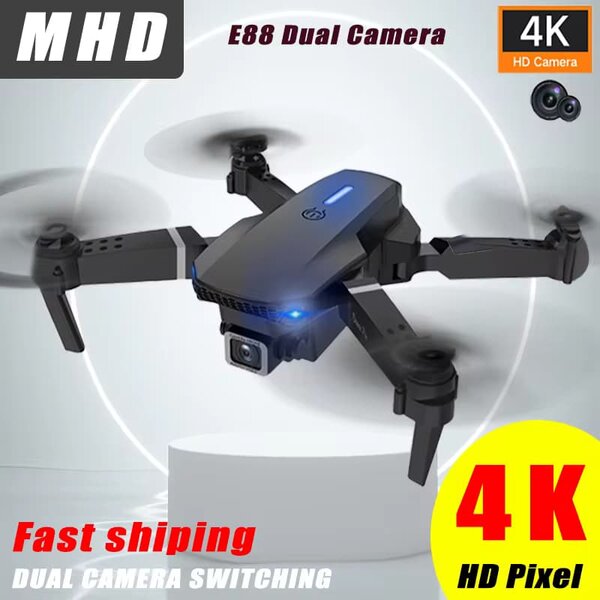 Drone pliable E88 Pro 2.4G 6CH