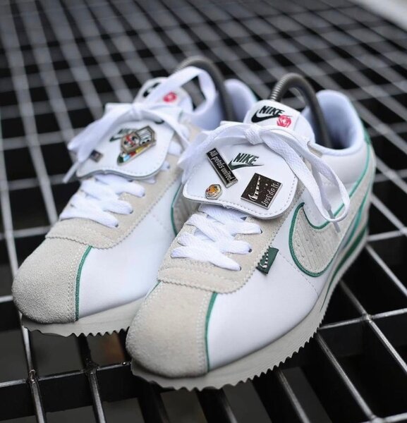 Nike Baskets Blanc Vert