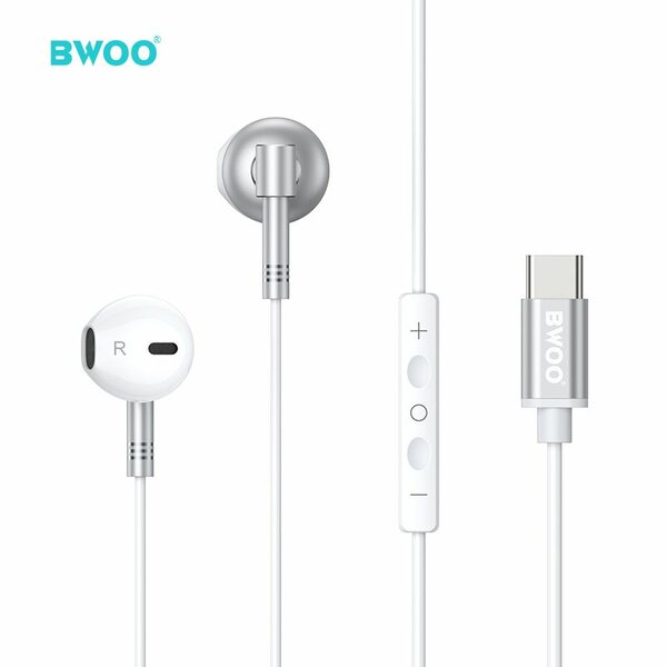 BWOO Écouteur filaire Iphone15
